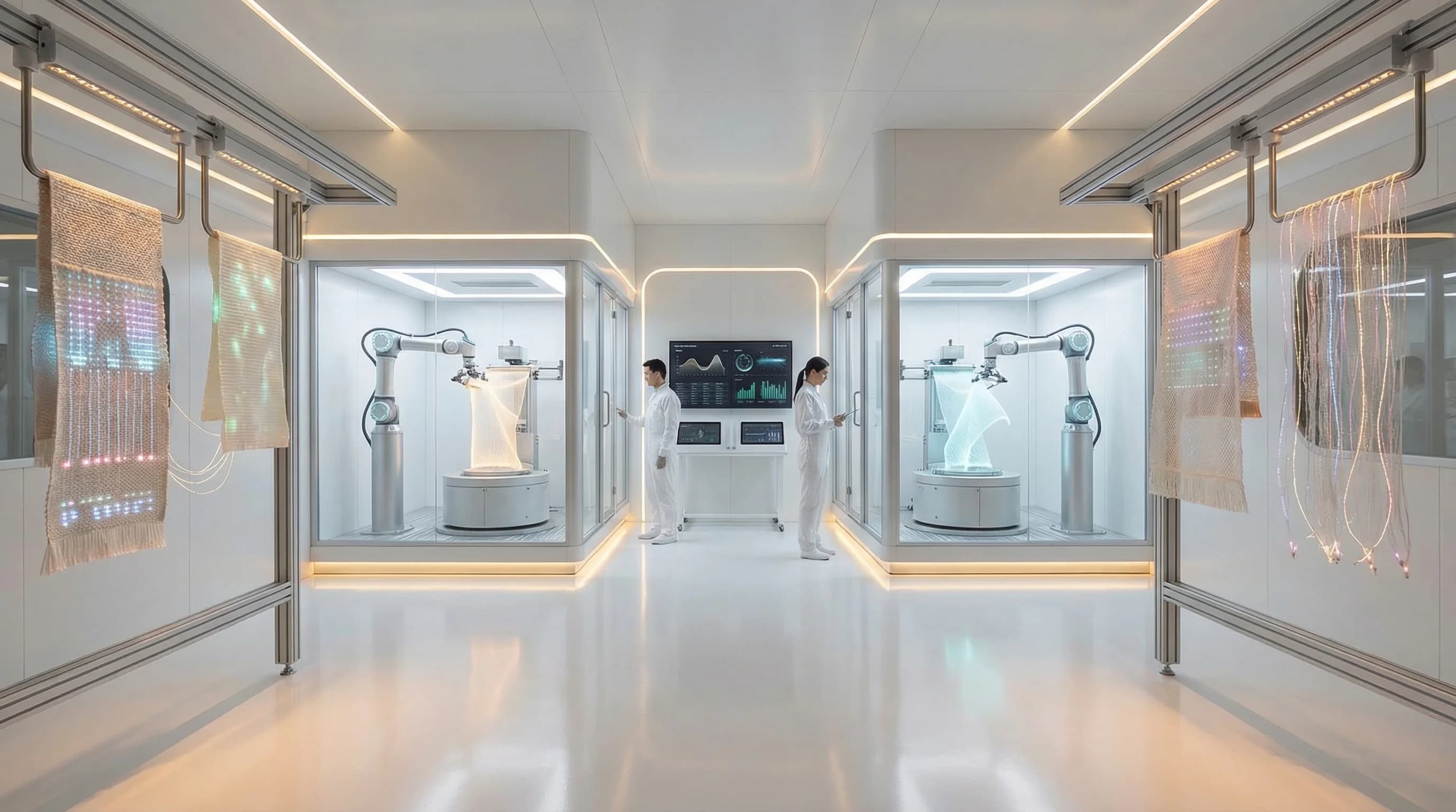 White Cotton factory floor