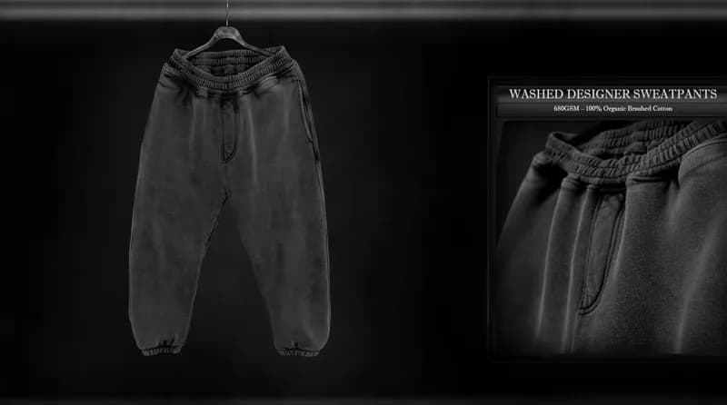 Washed Designer Sweatpants