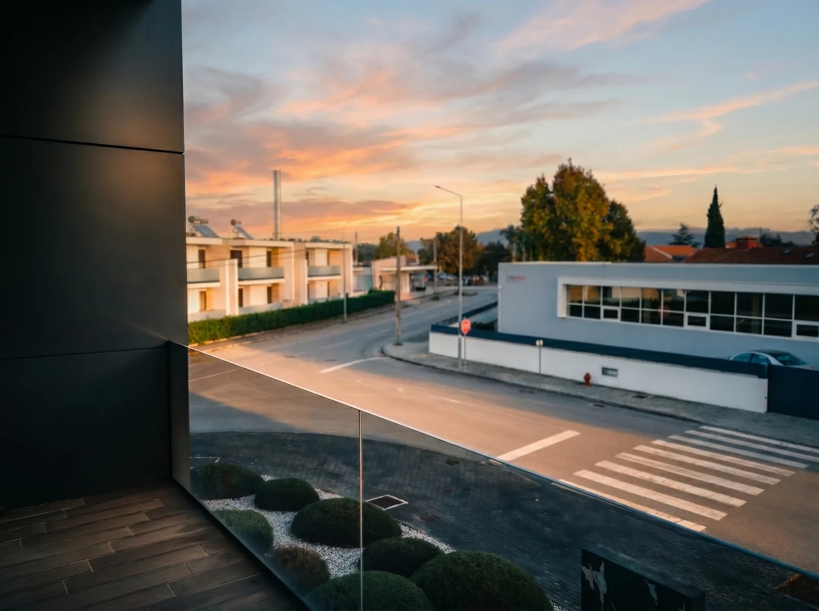 White Cotton factory exterior at sunset — Barcelos, Portugal